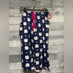 Large hello kitty pj pants new with tags